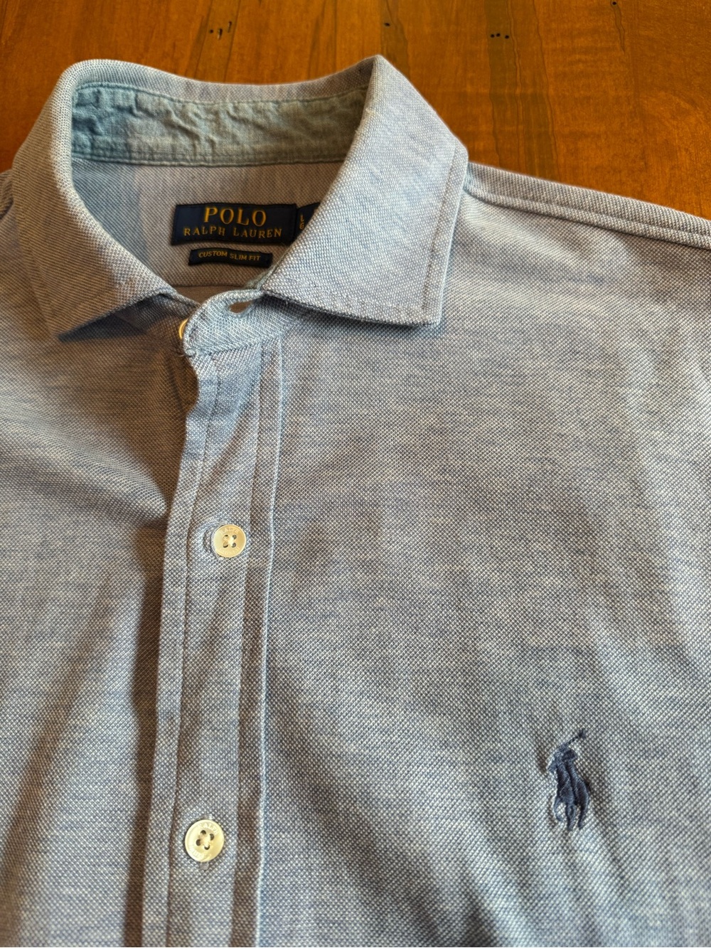 Ralph Lauren Light Blue Short-Sleeve Button-Down Shirt - Picture 2 of 4